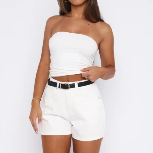 Hurt-Feelings-Denim-Shorts-White